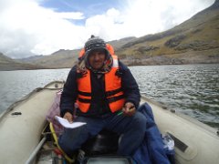 Levantamiento Batimétrico Monohaz de Laguna Blanca - La Libertad 2015